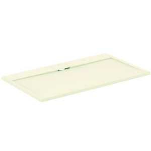 Douchebak I.LIFE ultra flat solid composiet 140x80cm rechthoekig zandbeige