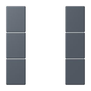 Tastafdekking F50 3-voudig compleet LC4320U KNX