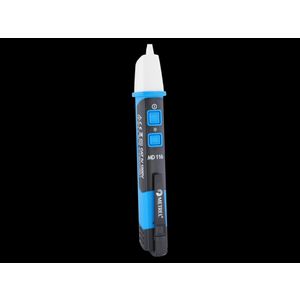 Spanningsdetector met optische en akoestische indicator