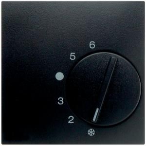 Centraalstuk regelknop kamerthermostaat antraciet mat B.7