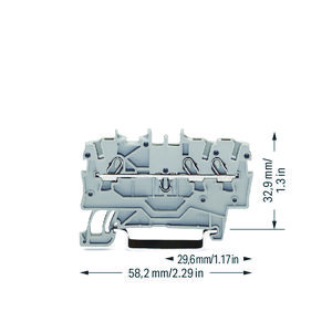 3-draads rijg 1mm² voor Ex e II- VVE=100