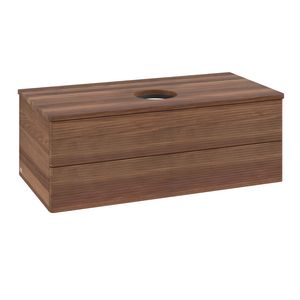 Wastafelonderkast Antao 1000x360x500mm Warm Walnut L20112HM