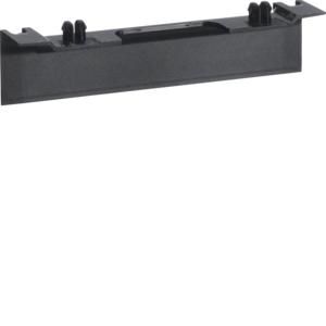 Plintpasstuk universele outlet voor goot 55mm hoog SL zwart