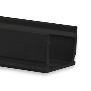 LED constructie profiel PL4 L=2mtr. zwart RAL9005
