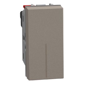 Light Now drukknop NO-NG 10A - 1 module - stone