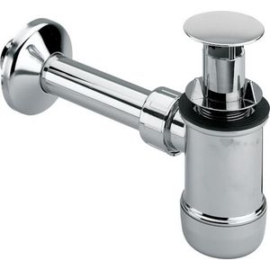 Bekersifon 1 1/4 kunststof/verchroomd