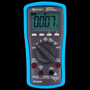 Multimeter 500Hz HVAC U I R C F T D. Cat. III 600V IP40