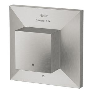 Afbouwdeel Allure brilliant stopkraan supersteel (rvs look) (Spa colors coll.)