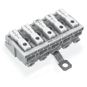 Kroonklem Drukknop extern PE-schroefcontact 294-4455 VVE=250