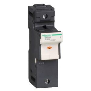 Zekeringhouder+Indicator 1P 125A Zekeringmaat 22x58mm VVE=6