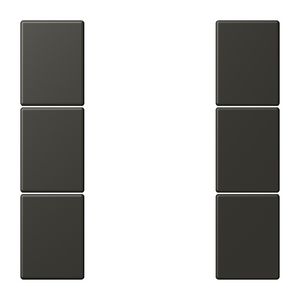 Tastafdekking F50 3-voudig compleet LC4320R KNX