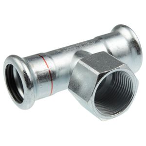 T-koppeling verlopend XPress STAAL C1418 66,7x3/4"bn.lx66,7mm