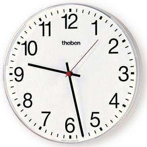 Wandklok 230 AR enkelz. binnen D30cm arab.cijfers KNX OSIRIA