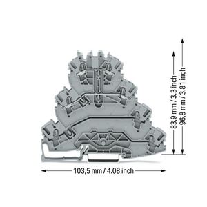 4-etage rijg rijg motoraansluiting L1 - L2 2002-4111 VVE=25