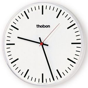 Wandklok 230 SR enkelz. binnen D30cm strepen fijn KNX OSIRIA
