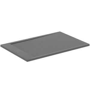 Douchebak I.LIFE ultra flat solid composiet 120x90cm rechthoekig betongrijs