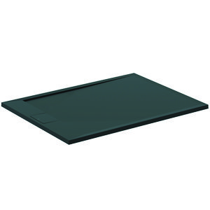 Douchebak I.LIFE ultra flat solid composiet 120x80cm rechthoekig zwart