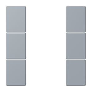 Tastafdekking F50 3-voudig compleet LC4320O KNX
