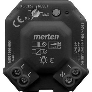 Universele LED dimmermodule Zwart