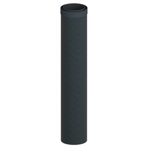 Ventilatiekanaal EasyAir geïsoleerd EPS ø125mm inw. L=1000mm VVE=6