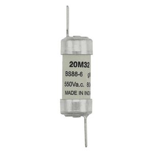 Zekering laagsp. 20A AC 550V BS88/F1 14x59 gM BS 2 VVE=20