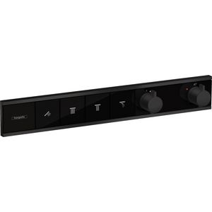 Afbouwdeel inbouwthermostaat RainSelect 4 functies 18,5l/min. mat zwart