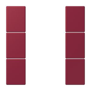 Tastafdekking F50 3-voudig compleet LC4320M KNX