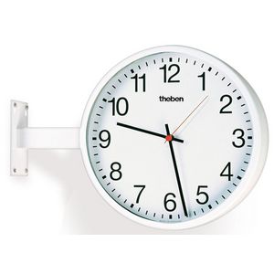 Wandklok 242 AR dubbelz. bi. D40cm arab.cijfe KNX OSIRIA