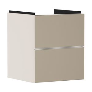 Onderkast Sand Matt beige / front patterned bronze 480x475mm 2x la tbv fontein Xevolos E 54173390