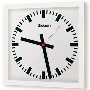 Wandklok 251 BQ enkelz. binnen D40cm strepen KNX OSIRIA