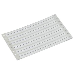 Markeringsstrook permanent plakkend wit 243-110 VVE=6