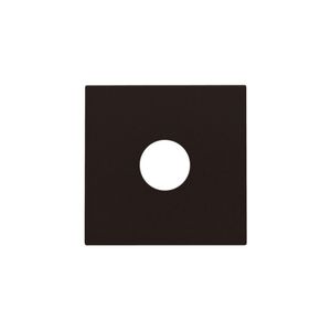 Afwerkingsset voor enkelvoudige coaxaansluiting voor tv