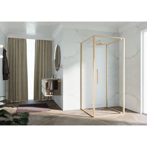 Riga g 66 ver.66-69cm helder glas br. gold