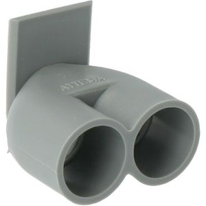 Buisinvoerstuk tweevoudig diam. 16mm