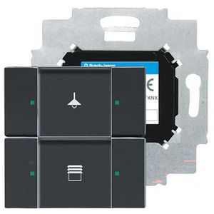 KNX sensor 2v m bau f-matzwart (6126/01-885)