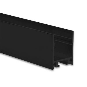 Opbouw profiel VA1 L=2mtr. zwart RAL9005