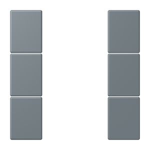 Tastafdekking F50 3-voudig compleet LC4320H KNX