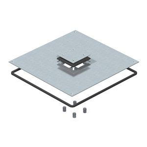Montagedeksel 350-3 voor Telitank 383x383x4