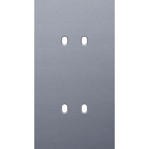 Tweevoudige afdekplaat, verticaal 71 mm centerafstand