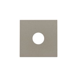 Afwerkingsset voor enkelvoudige coaxaansluiting voor tv