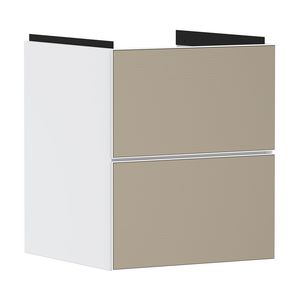 Onderkast mat wit / front patterned bronze 480x475mm 2x la tbv fontein Xevolos E 54172390