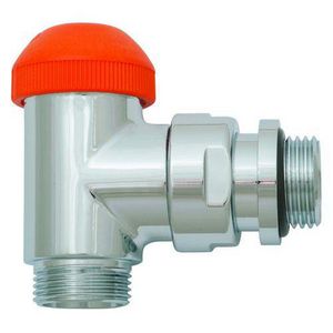 Design therm. afsluiter voorinst. verchroomd haaks 1/2