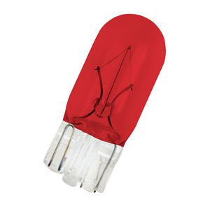 Signaleringslamp T10 Wedge-Base 24V 125mA rood VVE=10
