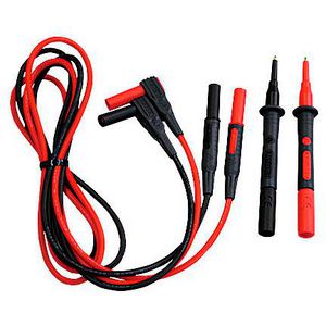 Meetsnoerenset (rood/zwart) inclusief meetpennen