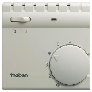 Kamerthermostaat RAM 706 230V schakelaar verw. + lamp/ext.