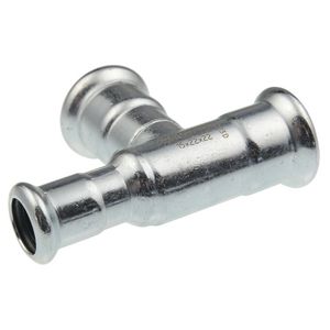 T-koppeling verlopend XPress STAAL C1416 22x22x15mm