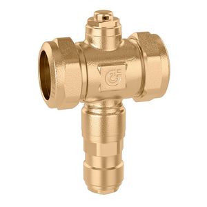 Vorstbeveiligingsklep 108 iStop messing 28mm klem max. 90°C.