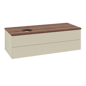 Wastafelonderkast Antao 1200x360x500mm S.Grey Matt Lacquer K22052HJ