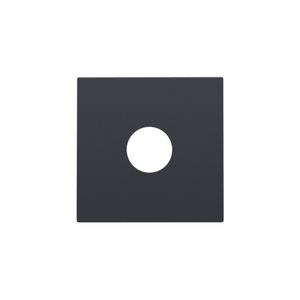 Afwerkingsset voor enkelvoudige coaxaansluiting voor tv