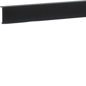 Deksel met dubbele flexrand 20x80mm SL zwart VVE=2